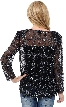 Sheer Jacket With Floral Design — back