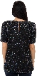 Fully Beaded Pullover Blouse — back in Black/Multi
