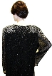 Full Beaded Sequin Formal Dress — back