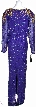 V-Neck Floral Print Mother of the Bride Dress — back
