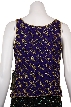 Diagonal Bead Design Tank Top — back