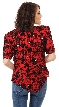 Fully Flowered Hand Beaded/Sequin Blouse — back