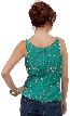 Broad Strapped Sequin Beaded Blouse — back