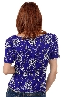 Short Sleeved Hand Beaded Blouse — back