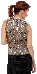 Sequined Blouse with Detailed Beading — back