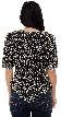 Upside Down Fans Design Hand Beaded/Sequin Blouse — back
