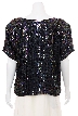 Deary Floral Hand Beaded Pull Over Top — back