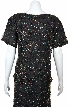 Multi Colored Beaded Two Piece Dress — back