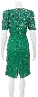 Floating Drops Hand Beaded and Sequined Dress — back