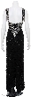 Imperial Hand Beaded Formal Dress — back