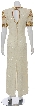 Fairy Tale Hand Beaded Short Sleeved Gown — back