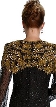 Leafy Bead Full Length Gown — back