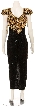 Short Sleeve Fully Sequined Formal Dress — back