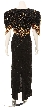 Crown Waist Hand Beaded Gown — back