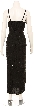 Dark Night Hand Beaded Long Formal Dress — back