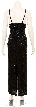 Dropping Vines Hand Beaded Long Formal Dress — back