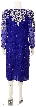 V-neck Fully Beaded Cocktail Dress — back