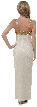 Empire Style Sequin Beaded Formal Evening Dress — back