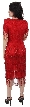 Twenties Inspired Hand Beaded Vintage Dress  — back