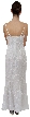 Full Length Beaded Formal Dress — back