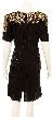 Blooming Sequined Flowered Short Dress — back