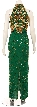 Illusionist Hand Beaded Gown — back