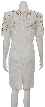 Far East Hand Beaded Short Dress — back
