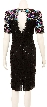 Joyful Berries Hand Beaded Formal Dress — back