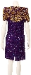 Fully Sequined Cocktail Dress — back
