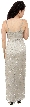 2 Piece Hand Beaded Formal Dress — back