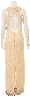 Full Length Sleeveless Formal Dress — back