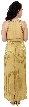 Sheer Waistline & Back Beaded Formal Evening Dress — back