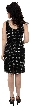 Sleeveless Short Handbeaded Formal Evening Dress — back