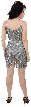 Fully Beaded Sleeveless Short Dress — back