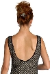 Diagonal Beaded Full Length Formal Dress — back