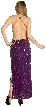 Backless  Beaded Formal Dress — back