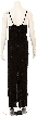 Full Length Spaghetti Strap Formal Dress — back