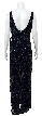 Full Length Sleeveless Beaded Formal Dress — back