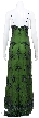 Formal Dress with Hand Beaded Floral Design — back