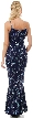 Mermaid Cut Spaghetti Straps U-Neck Sequined Formal Dress — back
