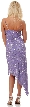 Spaghetti Straps High Low Formal Party Cocktail Dress — back