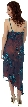 Asymmetric Beaded Formal Dress  — back