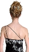 Asymmetrical One Shouldered Cocktail Prom Dress — back