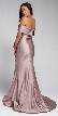 Off Shoulder Fitted Prom Gown — back in Rose