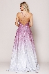 Double Spaghetti A Line Prom Gown — back in Rose