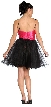 Halter & Shirred Party Dress with Embellished Waistline — back