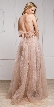 Dazzling Embroidered Two Piece Halter Prom Dress — back