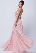 Sleeveless Beaded Prom Dress with High Neckline — back