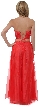 Criss Crossed Strapless 2 pc Dress — back