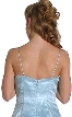 Spaghetti Strapped Flower Beaded Prom Dress — back